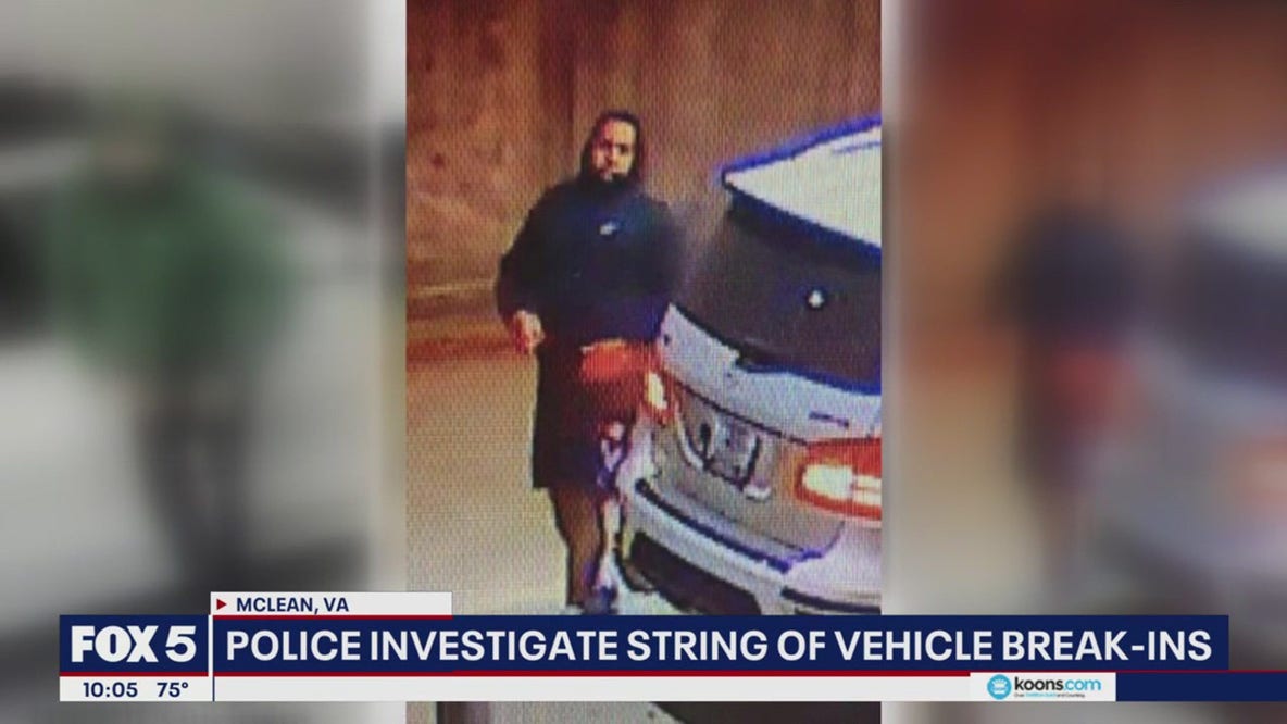 Man accused in at least 20 car break-ins in Fairfax County